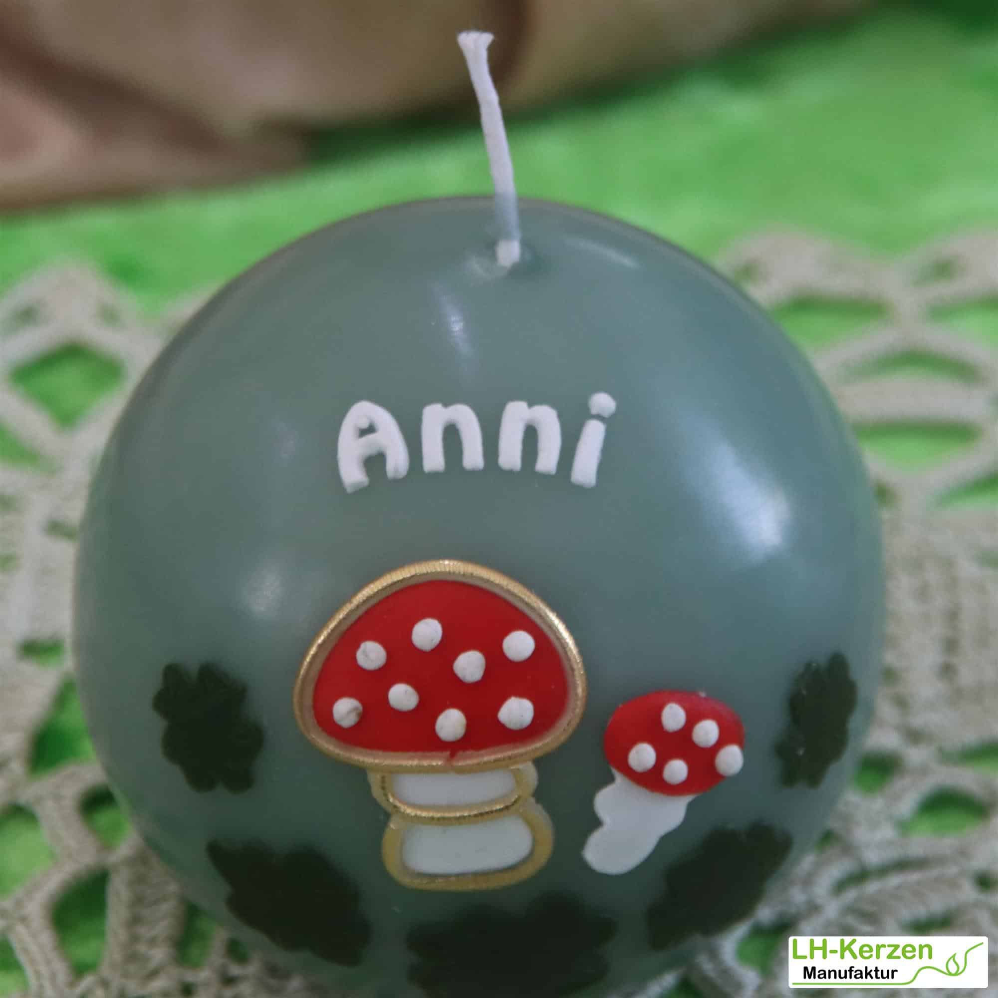 Kerzenbeschriftung Beschriftete Kerze